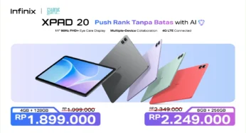 Infinix XPAD 20 Rilis di Indonesia, Harga Ramah Kantong